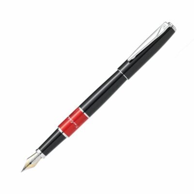 PC3402MFP Libra Mini Fountain Pen - Black/Resin Red  <BR> 鋼筆