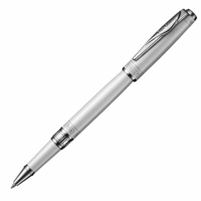 PC1067RP Legrand Roller Ball Pen - White/Silver <BR> 寶珠筆