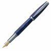PCx-754FP Majestic Fountain Pen - Chrome/Blue <BR> 鋼筆