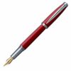 PCx-751FP Majestic Fountain Pen - Dark Red/Chrome  <BR> 鋼筆