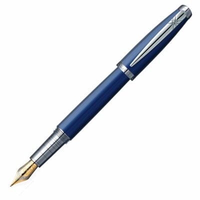 PCx-750FP Majestic Fountain Pen - Dark Blue/Chrome <BR> 鋼筆