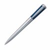 PC7129BP Matrix Ball Pen - Blue/Chrome <BR> 原子筆
