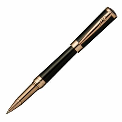 PC7105RP Matrix Roller Ball Pen - Black/Rose Gold <BR> 寶珠筆