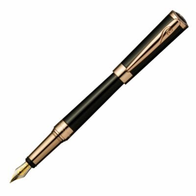 PC7105FP Matrix Fountain Pen - Black/Rose Gold <BR> 鋼筆