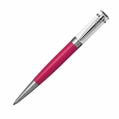 PC7513BP Montagne Ball Pen - White/Pink/Chrome <BR> 原子筆