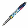 PC9253FP Secret Iv Fountain Pen - Blue,Multicolour/Rhodium <BR> 鋼筆