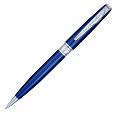 PCA1564BP Queen'S Park  Ball Pen - Fun Blue/Chrome <BR>原子筆