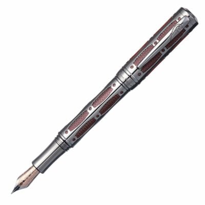 PC001FP-05 The One Fountain Pen - Chrome/Red <BR> 鋼筆