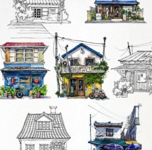 Our Perfect Day: An Urban Coloring Book