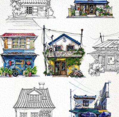 Our Perfect Day: An Urban Coloring Book