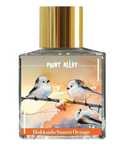 Hokkaido Sunset Orange Snow Fairy shimmer fountain pen ink bottle by Paint Alley
