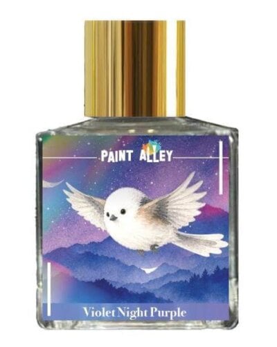 Violet Night Purple Snow Fairy shimmer fountain pen ink bottle by Paint Alley