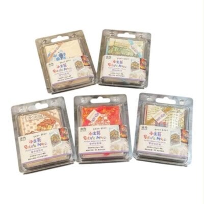 Petite Muse pocket watercolour book with cord buckle — pack shot